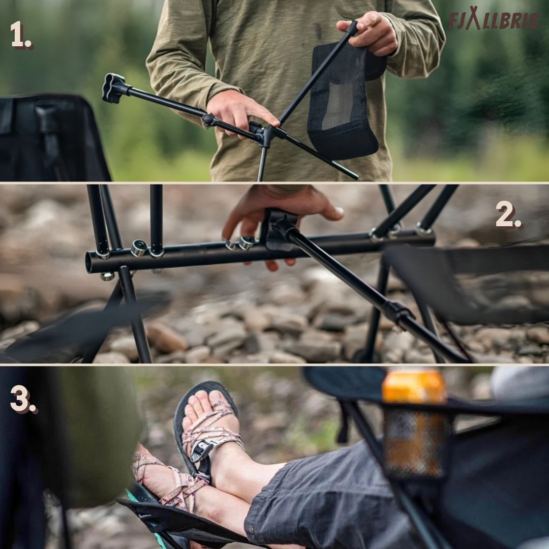 Fußstütze für Gartenstuhl