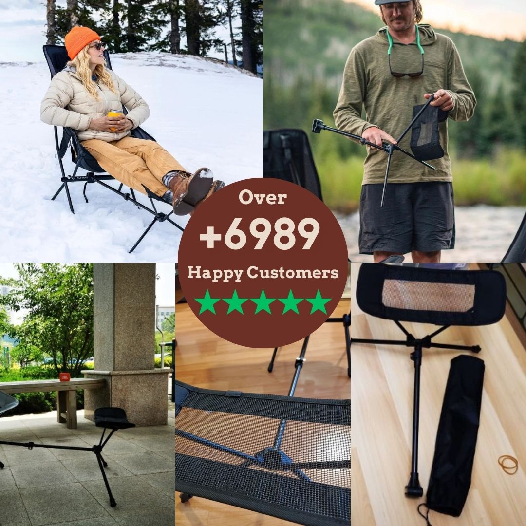 Fußstütze für Gartenstuhl