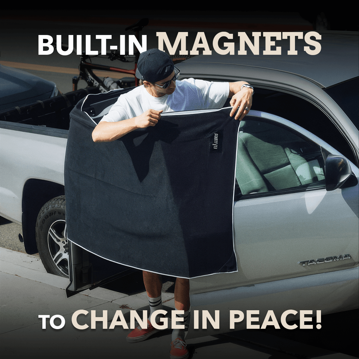 Magnetisches Strandtuch