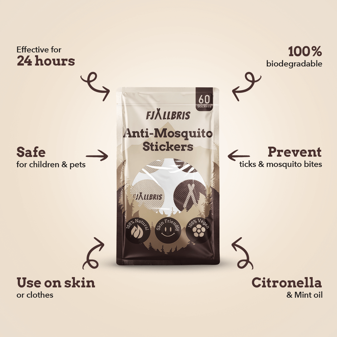 Fjällbris Anti-Mücken & Zecken-Aufkleber