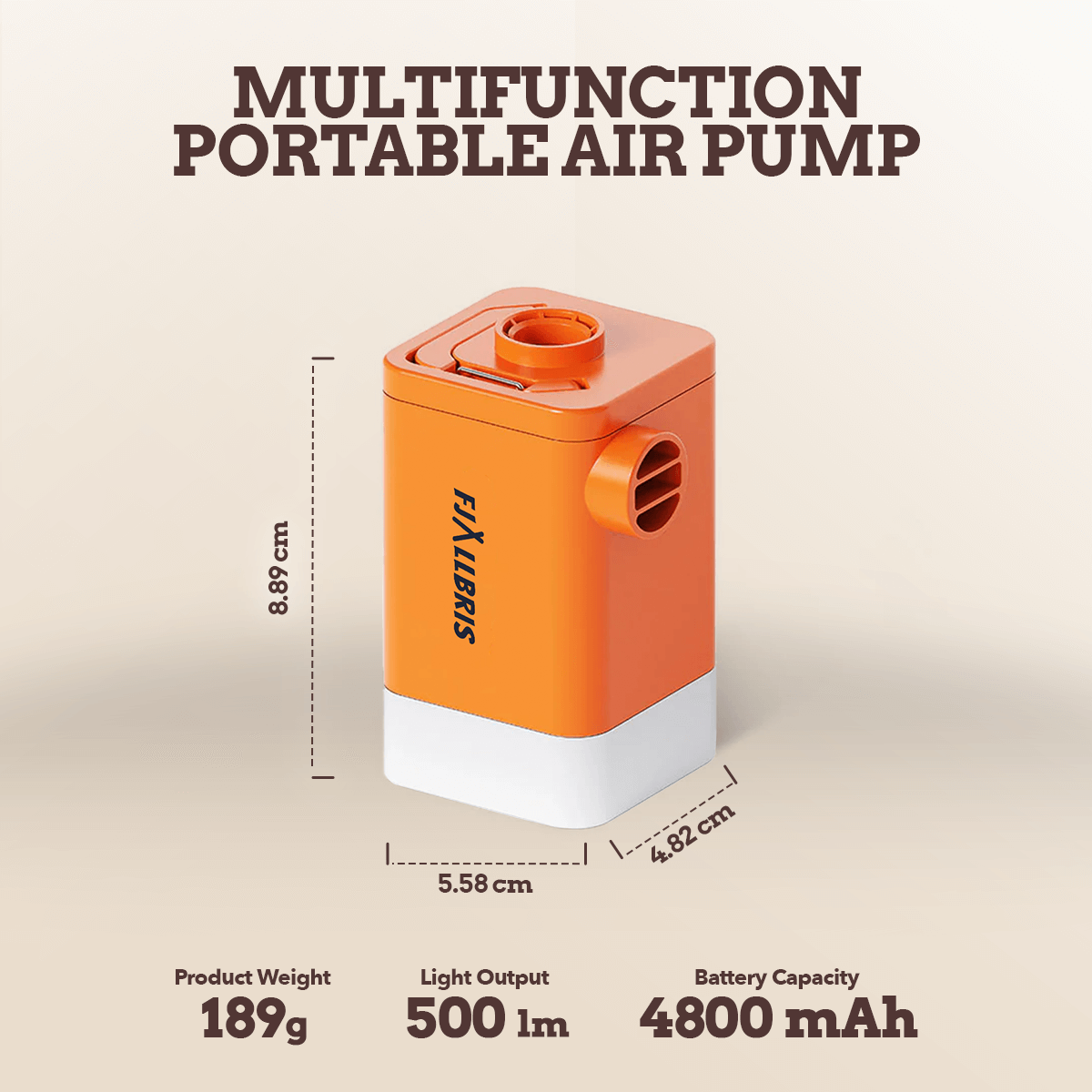 Mini Air-Pump USB-C Rechargeable