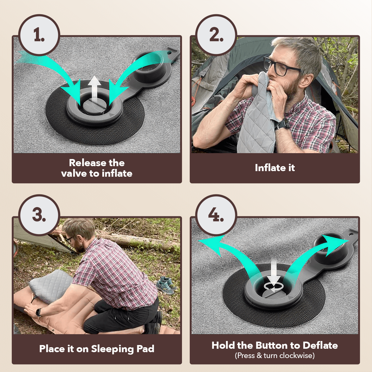 Ultra leichtes Campingkissen