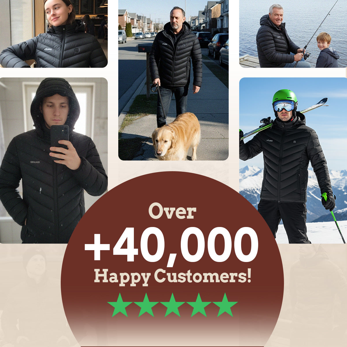 Ultraleichte Beheizbare Jacke