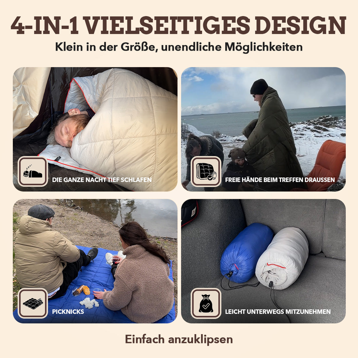 Ultraleichte Pufferdecke